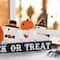 Glitzhome® 12"L Halloween Wooden TRICK OR TREAT Pumpkin & Ghosts Table Decor